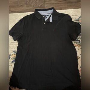 Men’s Tommy Hilfiger black casual polo